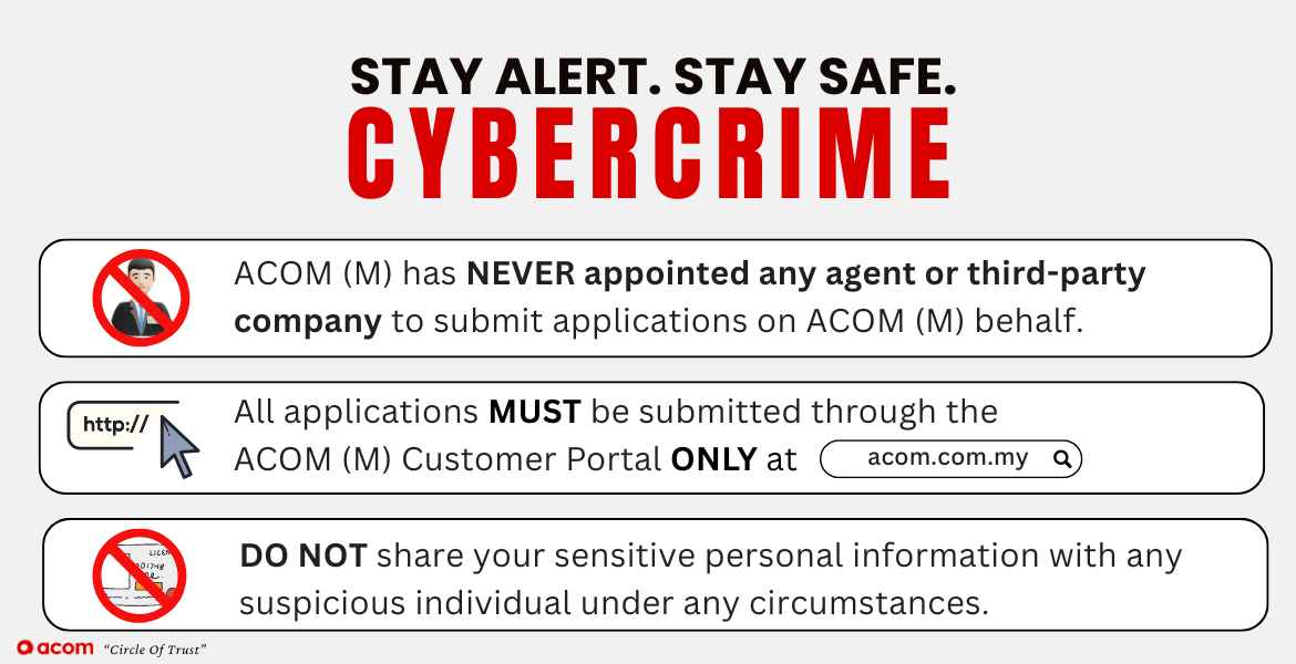 Permohonan Pinjaman Peribadi Selamat dengan ACOM (M)